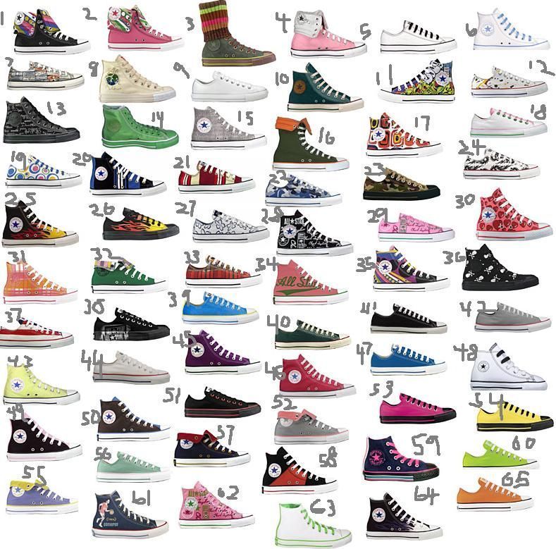 couleur de converse